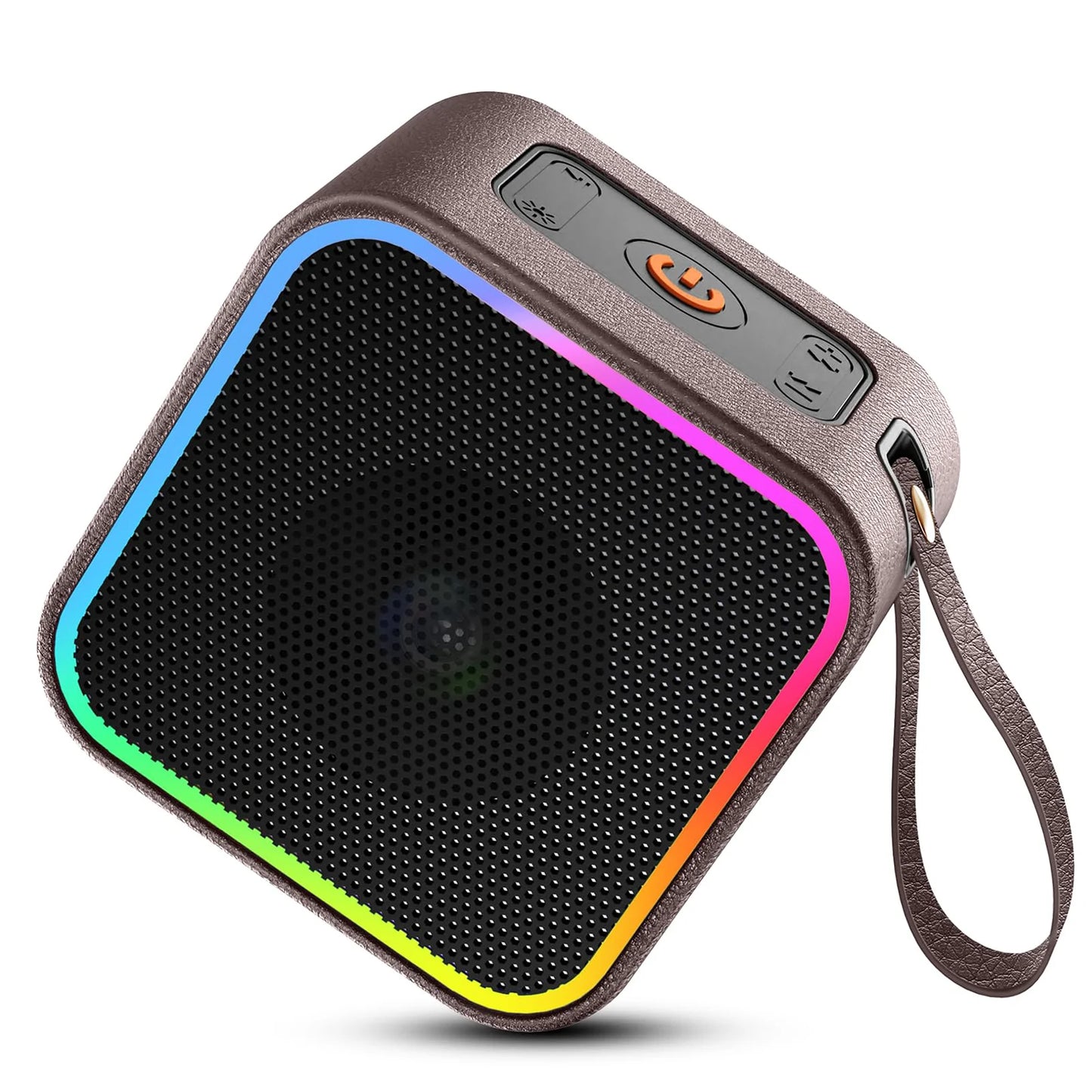 Portable Bluetooth Speaker with HD Sound, 10H Playtime & Dynamic RGB Lights – Party-Ready for Outdoor, Travel & Home.