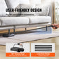 VEVOR Manual Carpet Sweeper 7.87 in Sweeping Paths 300 ml Dustbin Capacity with Comb for Home Rugs Hardwood Surfaces Wood Floors