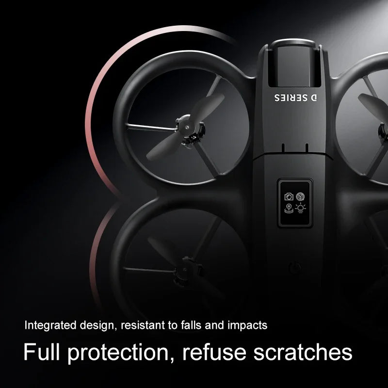 2025 D16 Mini Drone with 180° Electric Adjustable 4K HD Camera WiFi Light Flow Drone Pocket Obstacle Avoidance Rc Quadcopter Toy