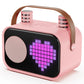 FanFun Bluetooth Speaker, Karaoke Machine for Kids, Portable Speaker with Microphone, 15 Animated Mode, 4 Funny Magic Voices