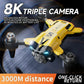 M5 Drone 4K Professional HD Dual Camera 5G Wifi Obstacle Avoidance Brushless Motor Foldable Quadcopter RC Distance Toys Gift