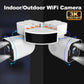 Dual Lens PTZ Security Camera with Motion Detection Two-Way Audio Color Night Vision for Home Security（Not Support 5G WIFI）
