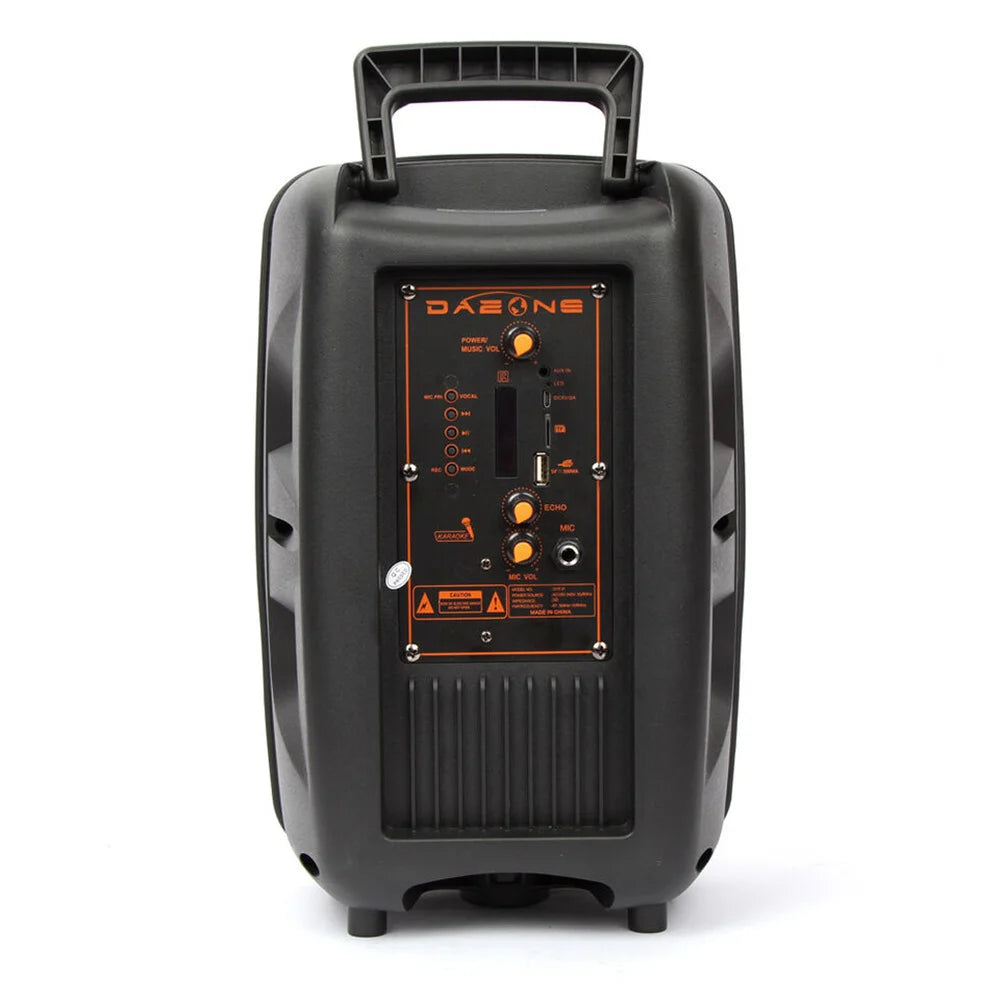 1000W Portable Wireless Bluetooth Speaker Big LED Light Stereo Tailgate FM Party Karaoke Subwoofer with MIc and Remote
