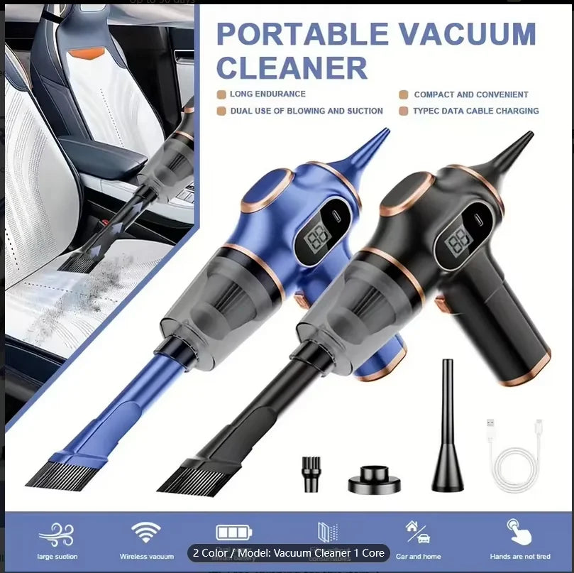 belibuy home appliance portable powerful handheld vacuum cleaner, long battery life suitable for cleaning car and home debris
