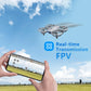 V8 Mini Drone 4K Profession HD Wide Angle Camera WiFi FPV RC Dron Height Keep Helicopter Foldable Quadcopter UAV Toys Gift