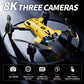 M5 Drone 4K Professional HD Dual Camera 5G Wifi Obstacle Avoidance Brushless Motor Foldable Quadcopter RC Distance Toys Gift