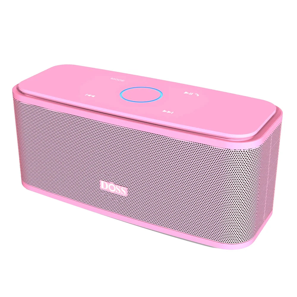 DOSS 12W Portable Speaker Bluetooth 5.0 Superior Sound Music Box Built-in Microphone Hands Free 20H Playtime Wireless Speakers