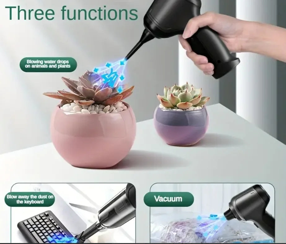 Long Battery Life Vacuum Cleaner - USB Charging & Cordless, Multi-Surface Handheld for Debris/Dust in Tight Spaces