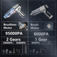 95000PA Car Vacuum Cleaner Mini Cleaning Machine  Car Strong Suction Handheld Wireless Portable  Appliance Floor cleaner Xaomi