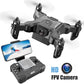 US.EU 4DRC V2 Mini Drone HD Camera WiFi Fpv Air Pressure Altitude Hold Black And Gray Foldable Quadcopter RC Drone Toy