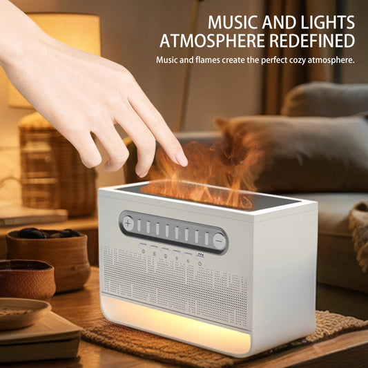 White Noise Speaker Portable Bluetooth-compatible Speaker with 8 Nature Sounds Aromatherapy Humidifier for Babies Kids Adults
