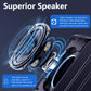 Karaoke Machine, Portable Bluetooth Speaker with 1 Wireless And 1 Wired microphone Microphones Adults & Kids for Party