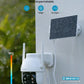 ieGeek 2K 3MP 360° PTZ HD Outdoor Solar Surveillance Camera,  Outdoor Battery  with PIR Motion Sensor, Colour Night Vision