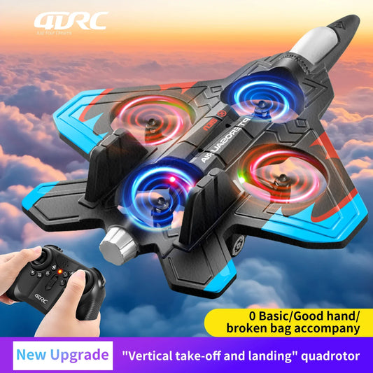 MINI V32 RC Plane Dron 2.4G EPP RC Airplane Remote Control Aircraft Glider with Light 360° Flip Foam Drone Toy for Boys Children