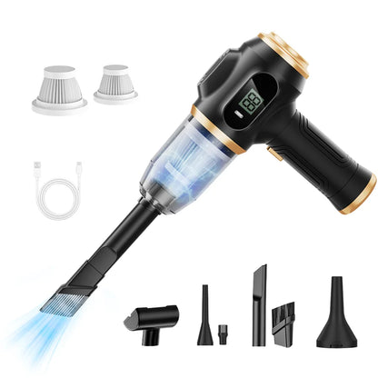 Mini Car Vacuum Cleaner Portable Cordless Handheld Cleaner for Home Appliance Powerful Cleaning Machine Car Cleaner for Keyboard