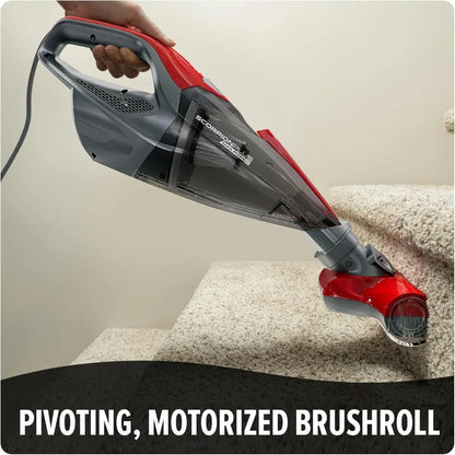 Plus Handheld Vacuum Cleaner, Powerful Suction, Lightweight, Includes Pivoting Stair and Upholstery Tool, Hose and Dusting Brush