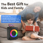 Karaoke Machine, Portable Bluetooth Speaker with 1 Wireless And 1 Wired microphone Microphones Adults & Kids for Party