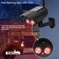 Outdoor Wireless Simulated Security Camera,Fake Solar Charging,Fake Camera, with AI Motion Detection,Red Flashing Light with LED