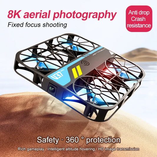 4DRC V37 8K Drone WIFI FPV Drones with Camera HD 4k Pocket Remote Control Helicopter RC Plane Quadcopter Toys Gift for Kids