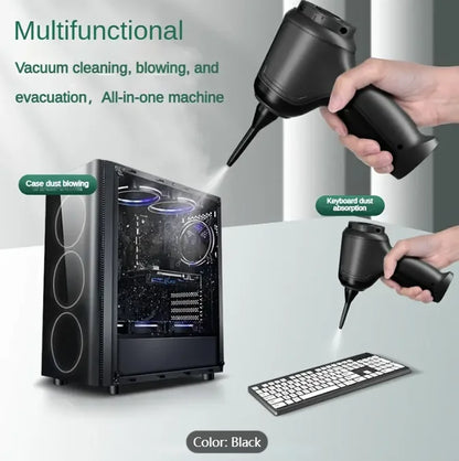 Long Battery Life Vacuum Cleaner - USB Charging & Cordless, Multi-Surface Handheld for Debris/Dust in Tight Spaces