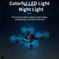 Remote Control Quadcopter LED Fuselage Night Light RC Aircraft One Button Take Off/Landing 3.7V 200mAh Lithium Battery Kids Toys