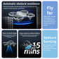 V8 Mini Drone 4K Profession HD Wide Angle Camera WiFi FPV RC Dron Height Keep Helicopter Foldable Quadcopter UAV Toys Gift
