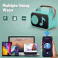 FanFun Bluetooth Speaker, Karaoke Machine for Kids, Portable Speaker with Microphone, 15 Animated Mode, 4 Funny Magic Voices