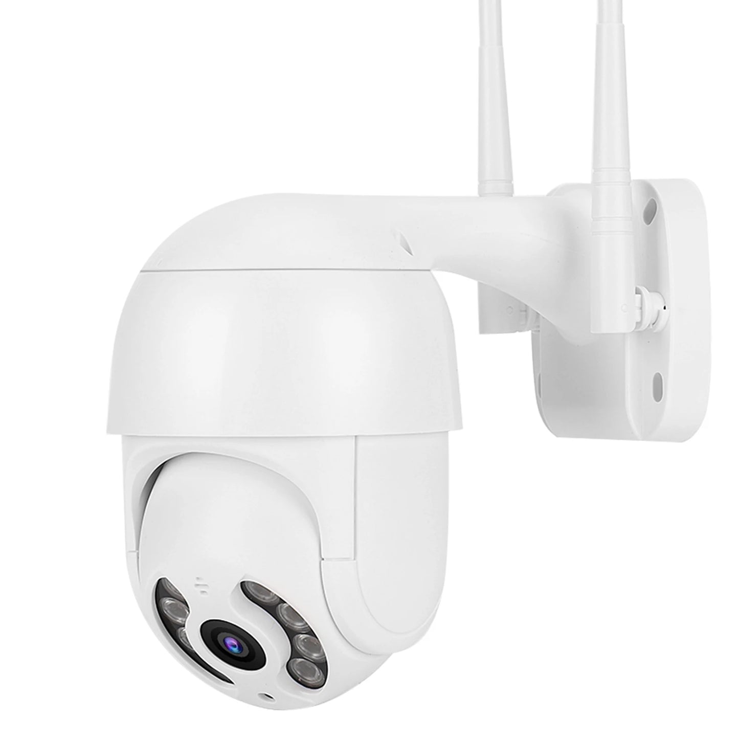 2in Waterproof PTZ Mini Dome Camera 1080P WiFi 8 Lights Security Surveillance Work with Icsee