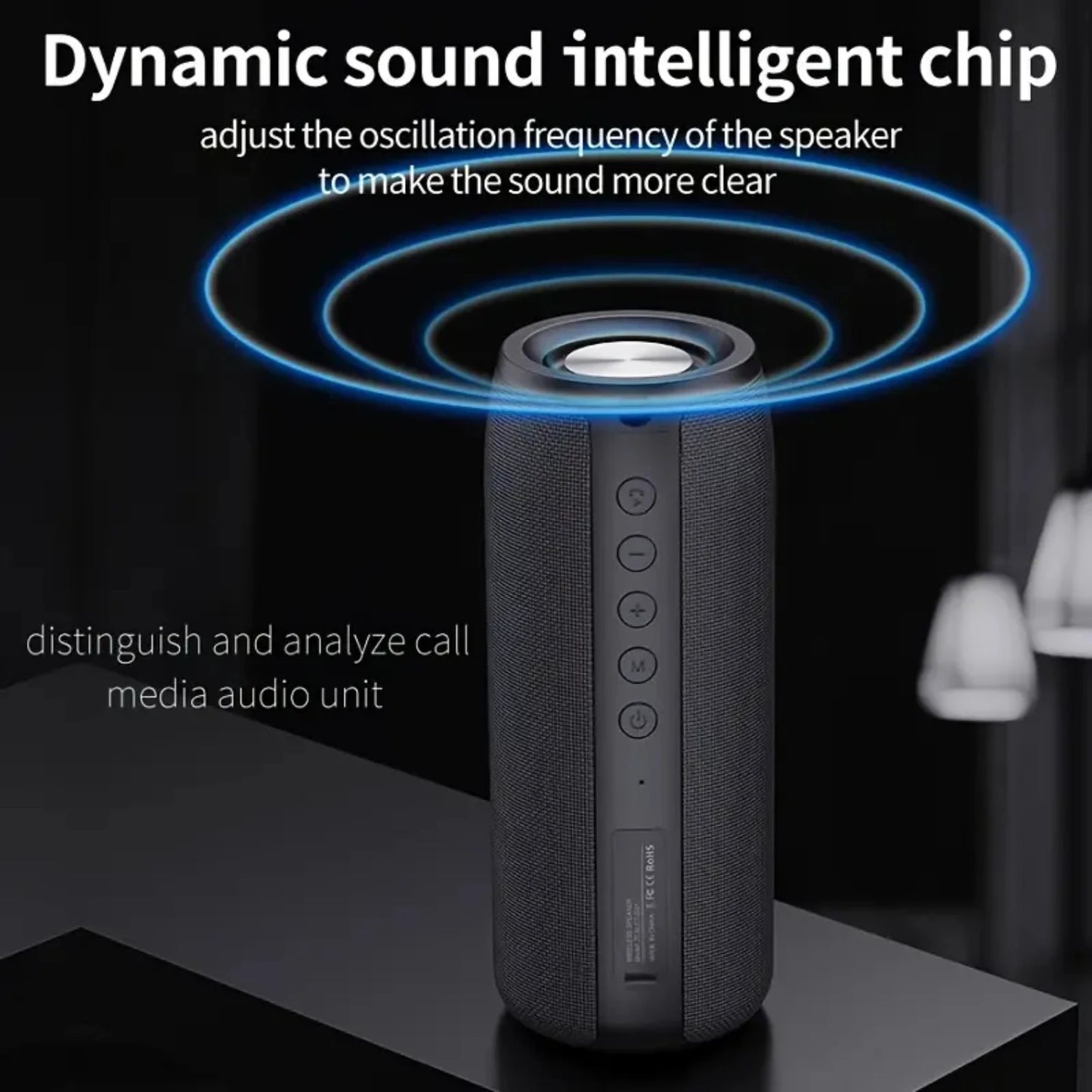 ZEALOT S51 Powerful Wireless Speaker Bass, Wireless Portable Subwoofer IPX5 Waterproof 10W Sound Box Support TF U Disk AUX For H