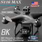 S116MAX 8K HD Drone Dual Camera 3 Batteries Optical Flow 360° Obstacle Avoidance WiFi FPV RC Quadcopter Toy Gift for Kids Adults