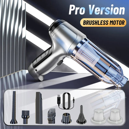 95000PA Car Vacuum Cleaner Mini Cleaning Machine  Car Strong Suction Handheld Wireless Portable  Appliance Floor cleaner Xaomi