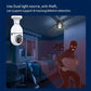 2Pc Ease Life APP-Light Bulb Security Cameras Outdoor Wireless WiFi Camera 5GHz, 360 Degree, E27 Light Socket Screw In Securi